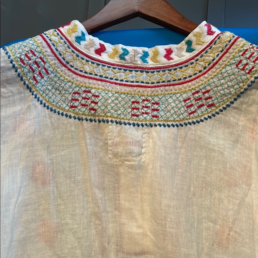 Johnny Was Multicolor Embroidered Top - Picture 8 of 8